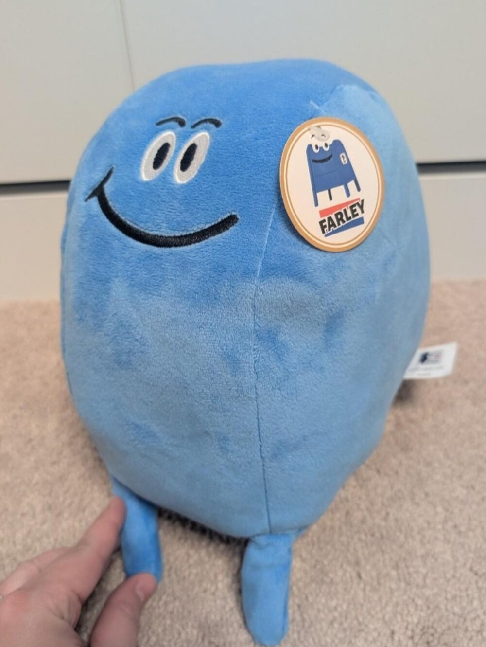Blue Farley Plush Toy - USPS